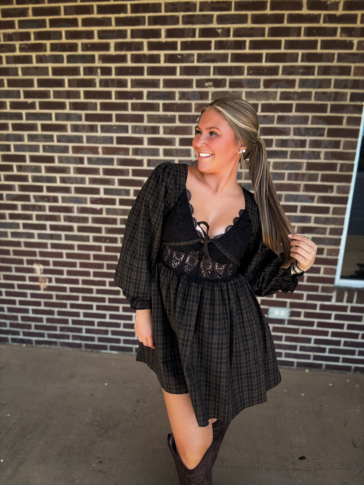 The Fallon Plaid Dress