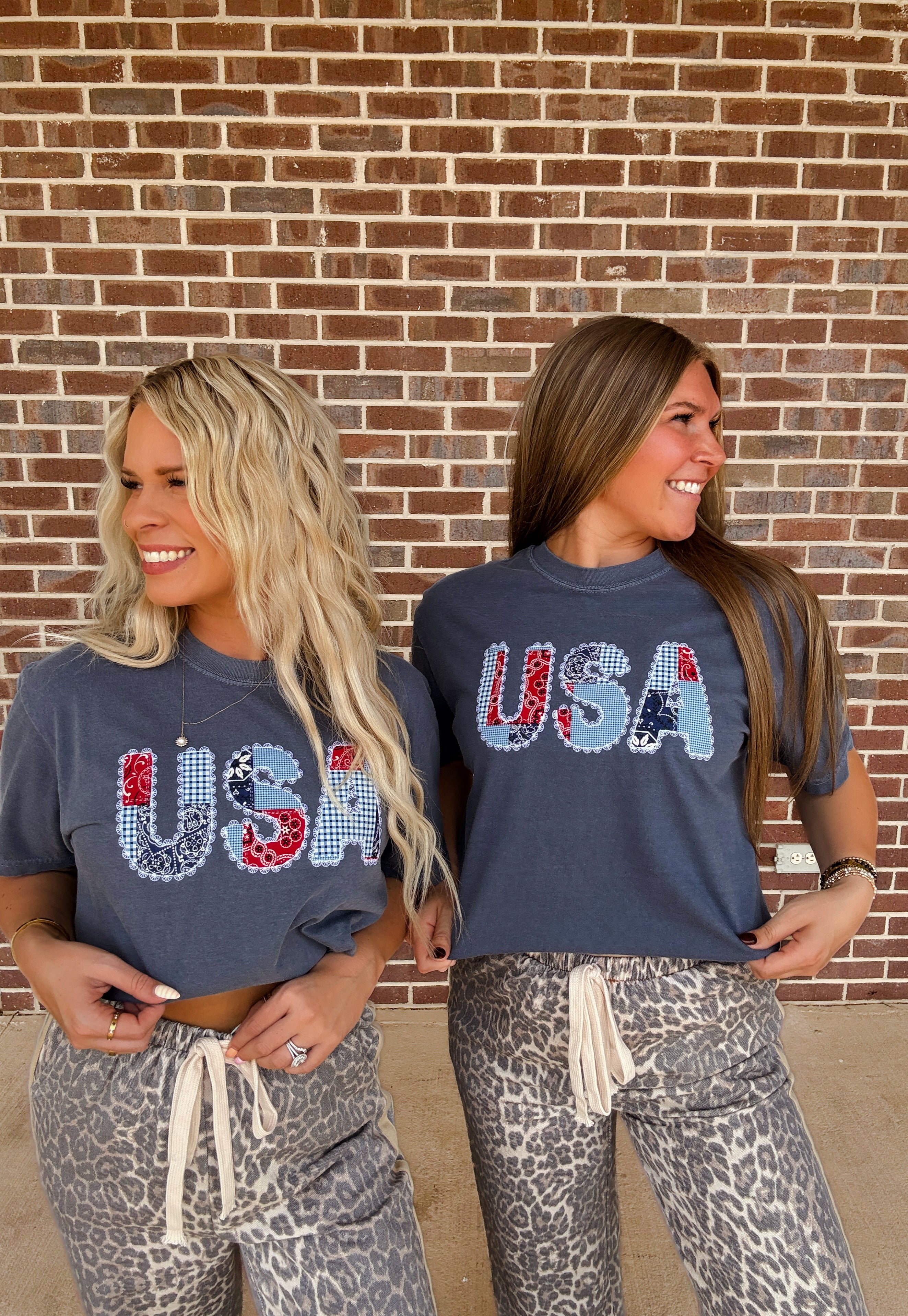 Embroidered USA tee