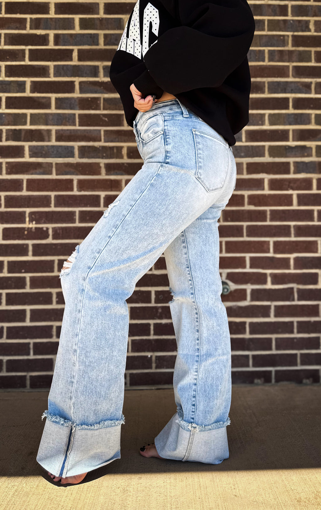 The Cash Wide Leg Denim