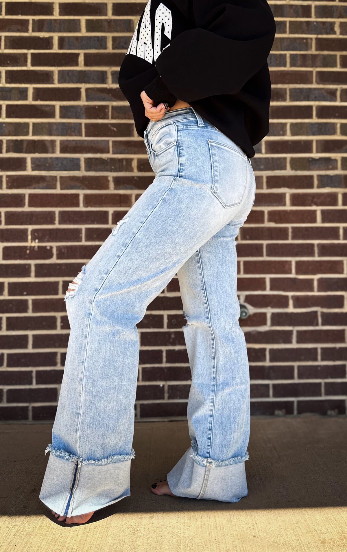 The Cash Wide Leg Denim