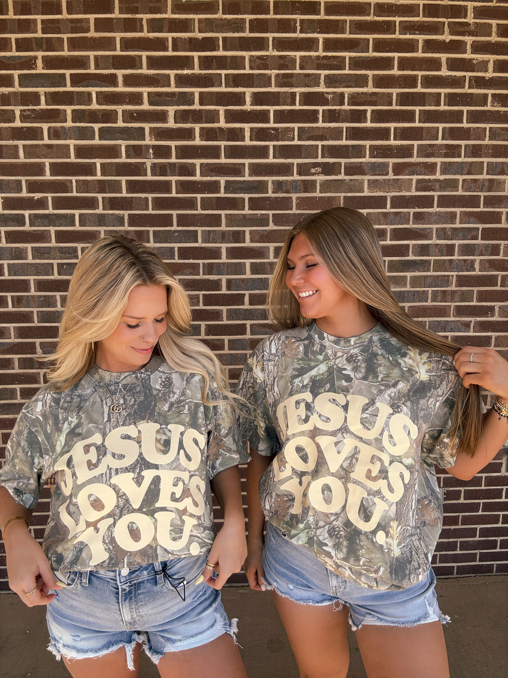 Jesus Loves You Camo Tee