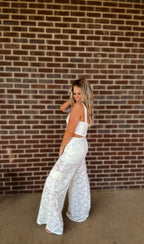 Wild Flower Lace Pants