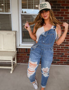 Daisy Boyfriend Overalls