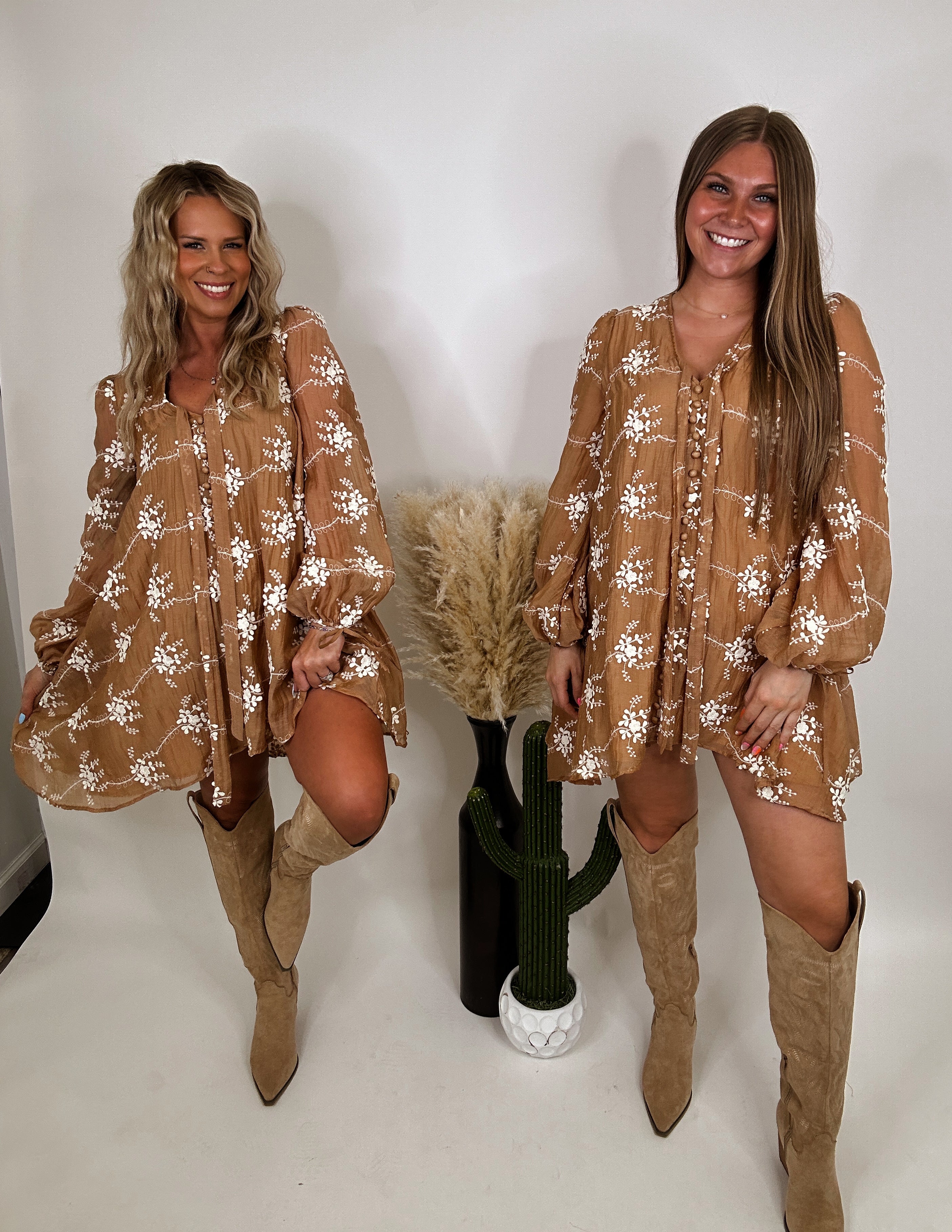 Hampton Dress- Mocha