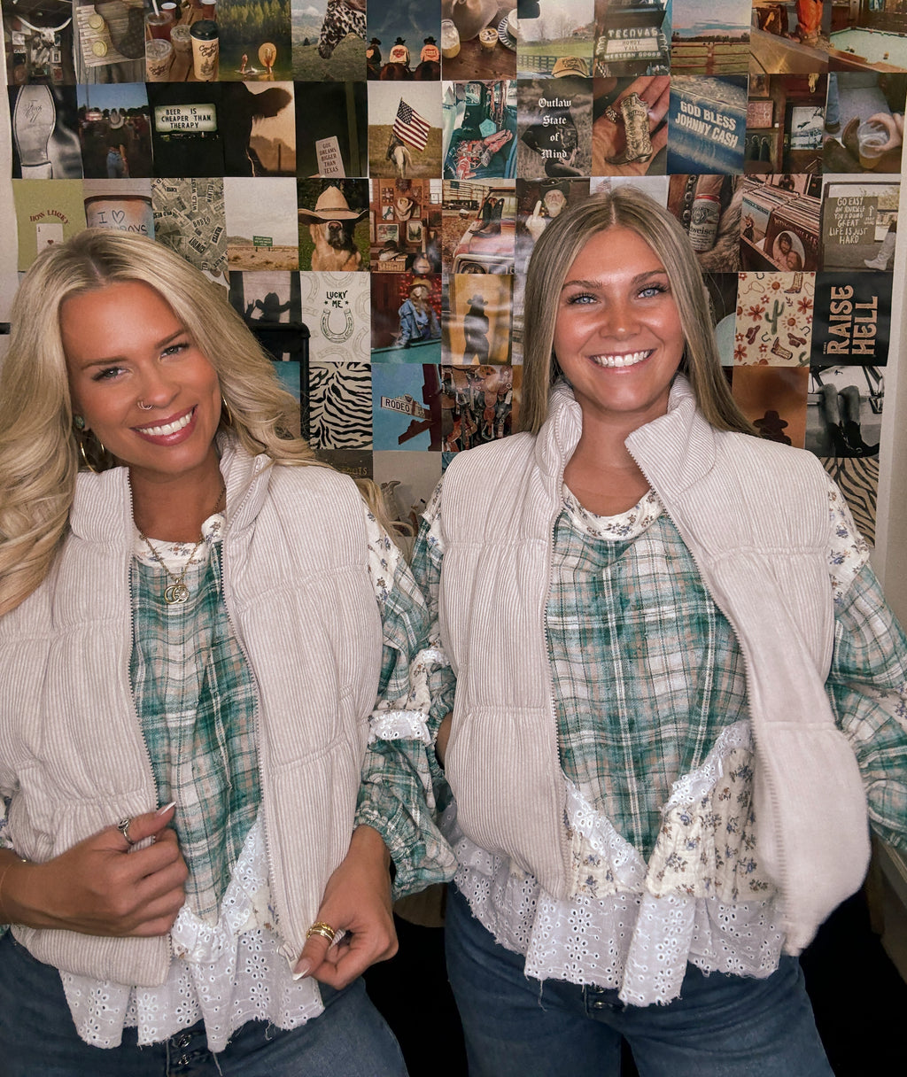 The Zane Corduory Puffer Vest