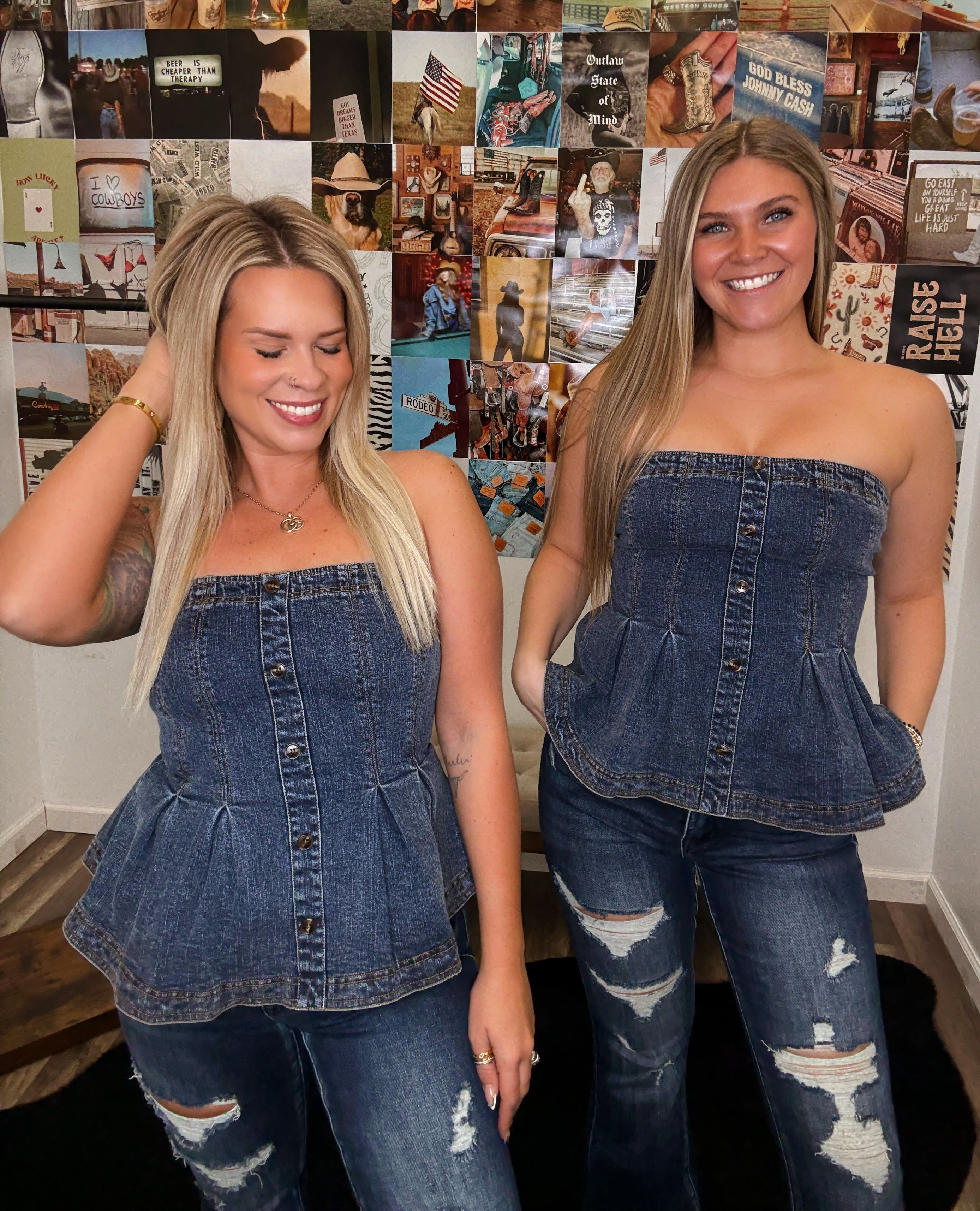 90's Baby Peplum Top