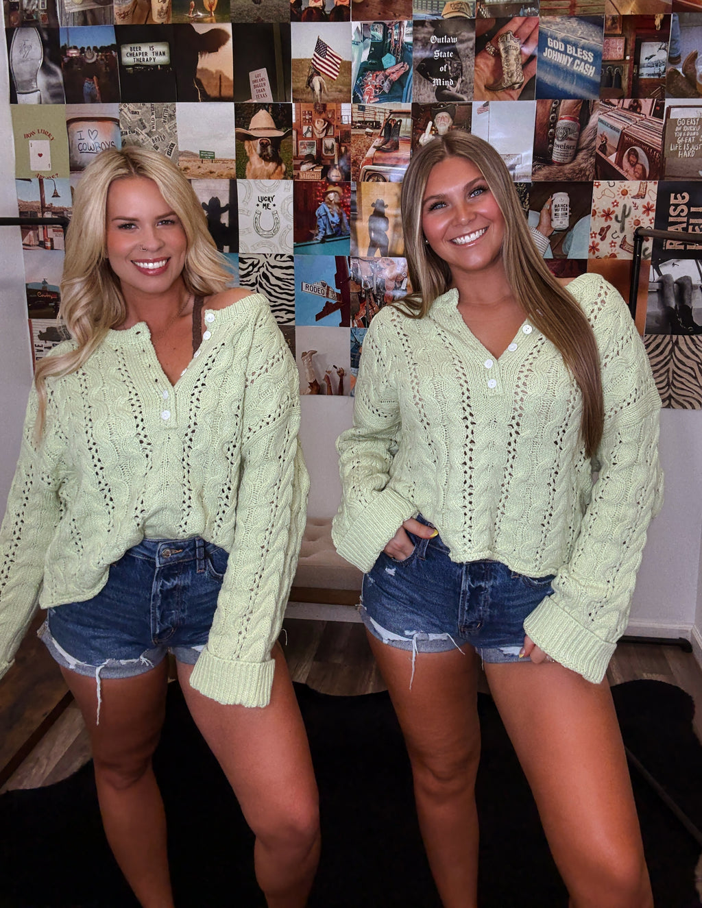 Fresh Picks Cable Knit Sweater