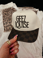 Geez Louise Embroidered Trucker Hat
