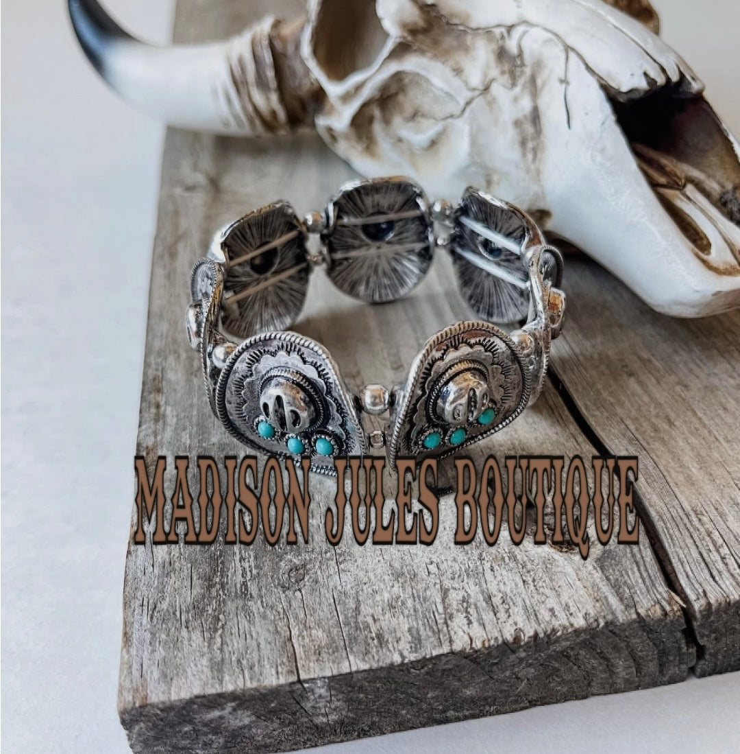 Western Cowboy Hat Stretch Bracelet