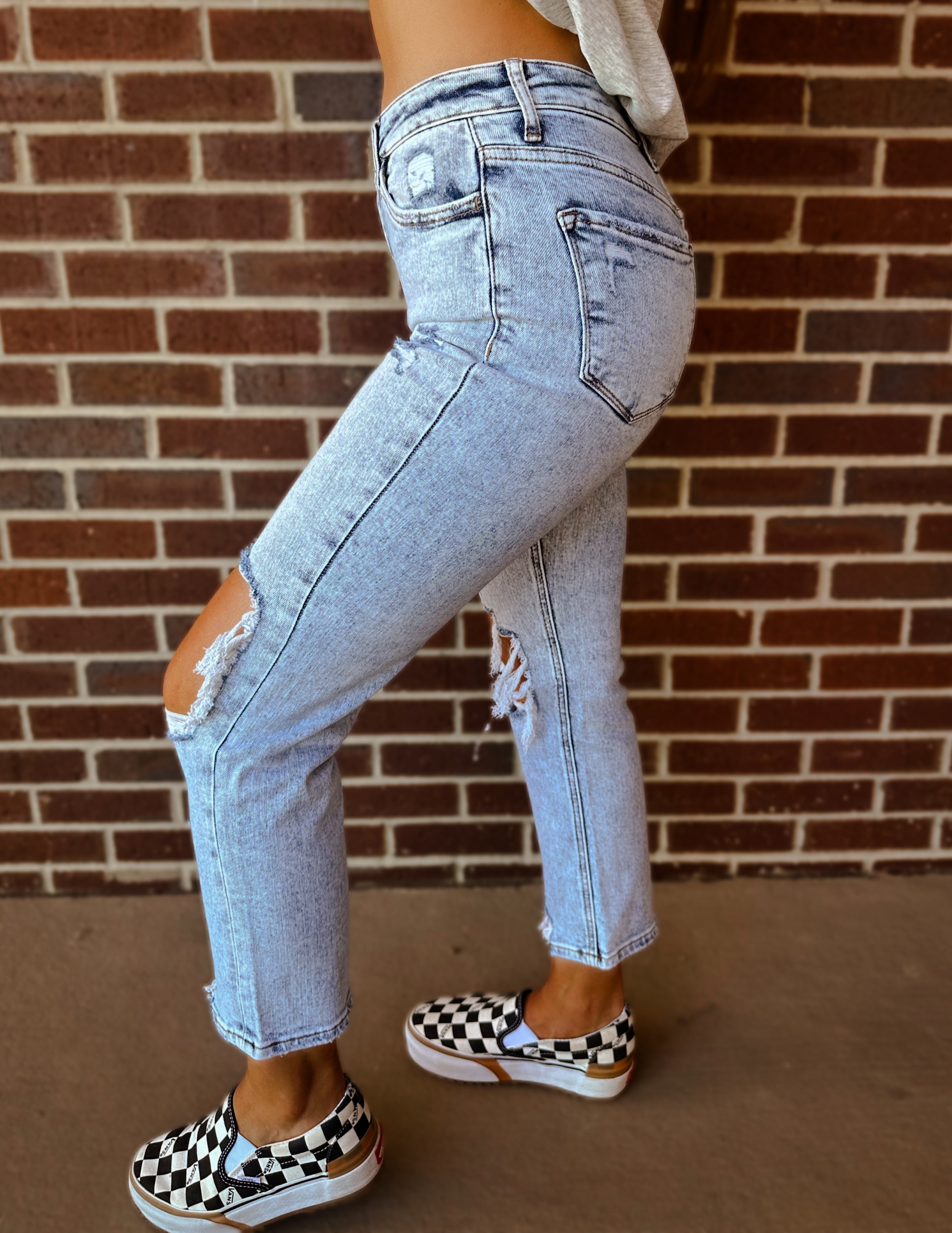 The Erin Acid Wash Denim By Lovervet