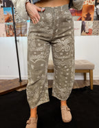 The Paisley Barrel Denim
