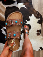 The Joleen Sandals- Tan