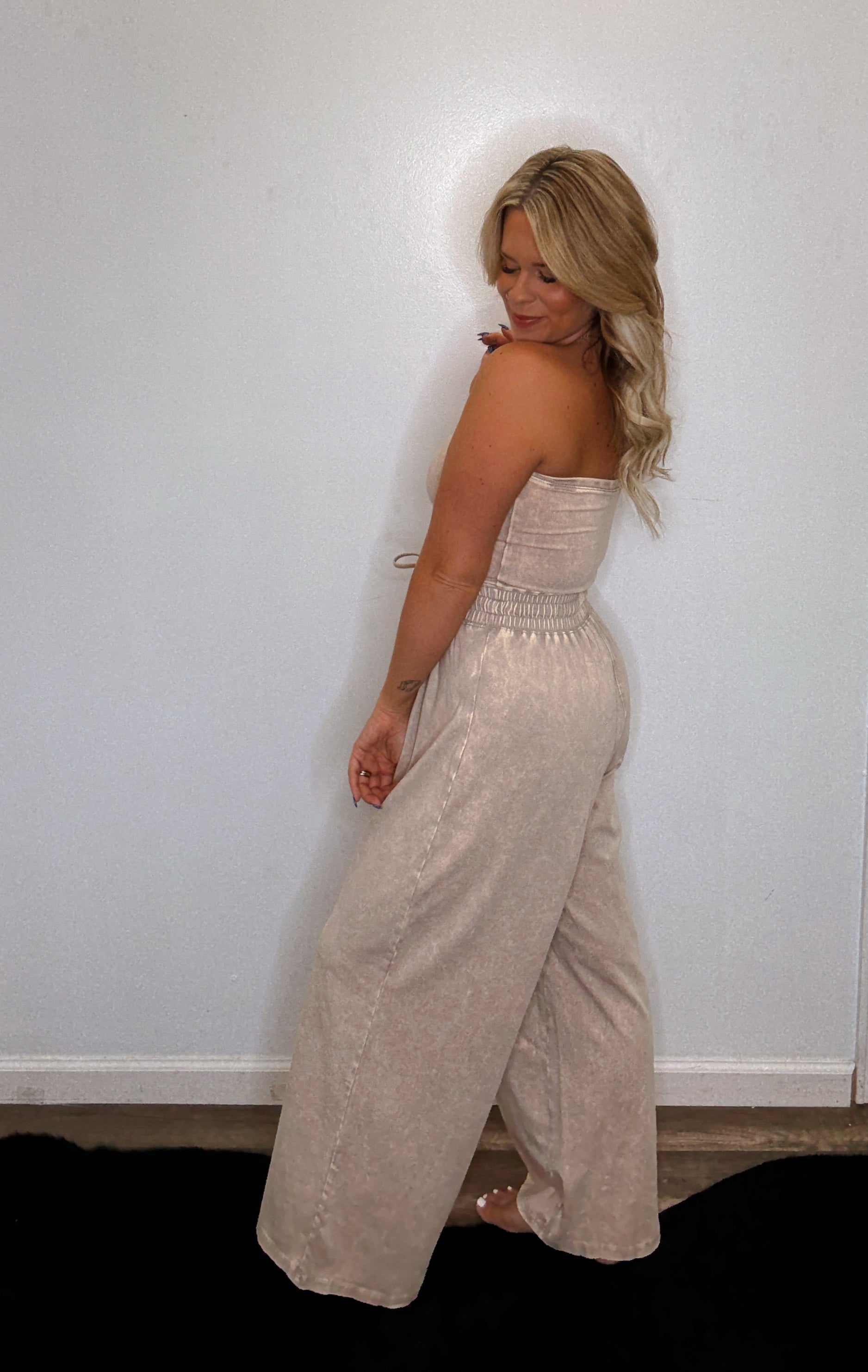 The Rylah Jumpsuit- Ash mocha