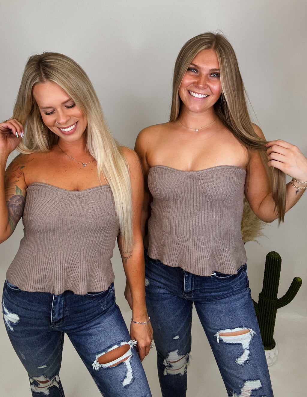 The Nola Ribbed Tube Top