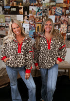 Take A Moment Leopard Pullover