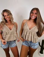 The Sister Tank- Taupe