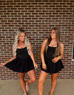 Booked & Busy Active Dress- Black