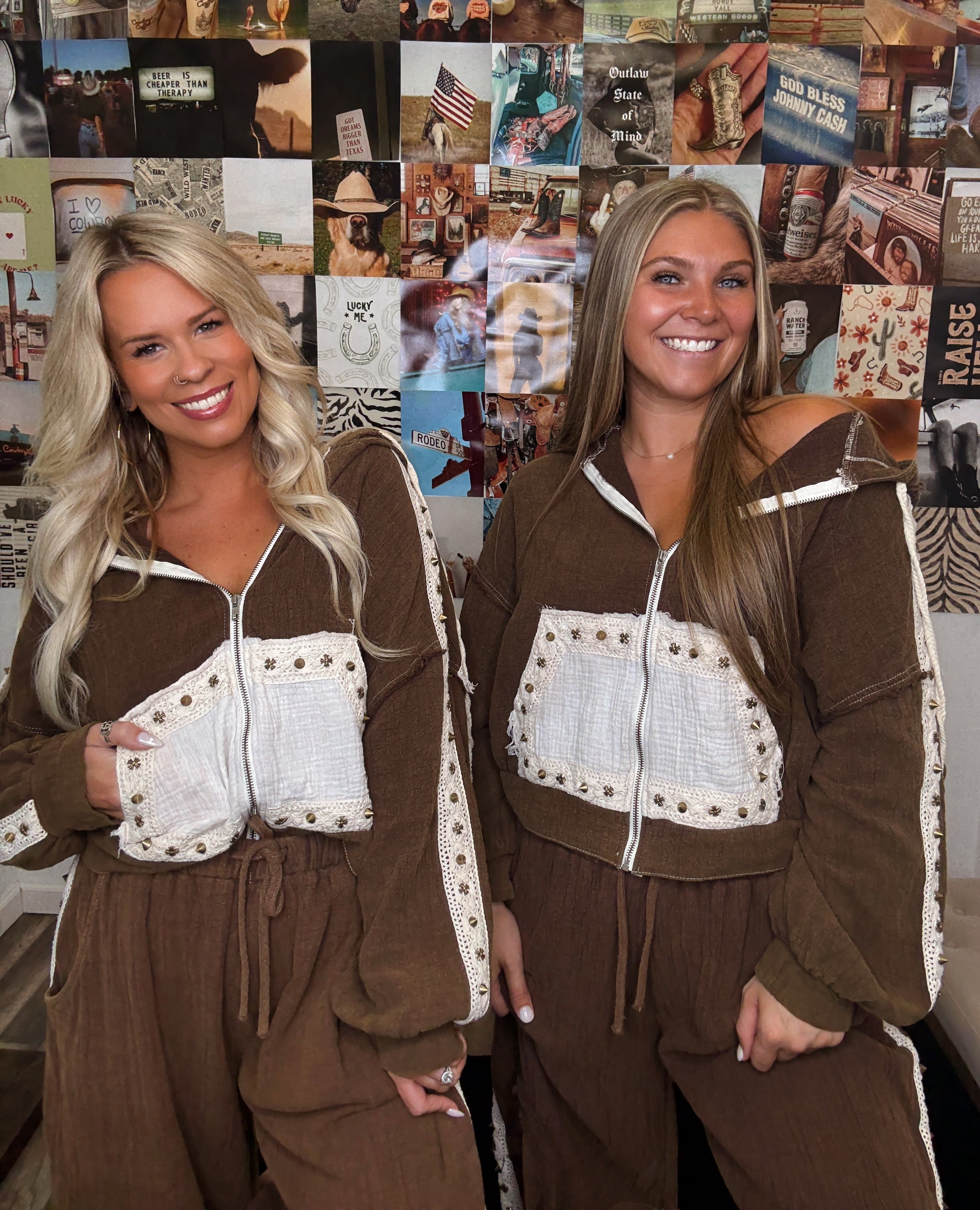 Hallie Jacket- Brown
