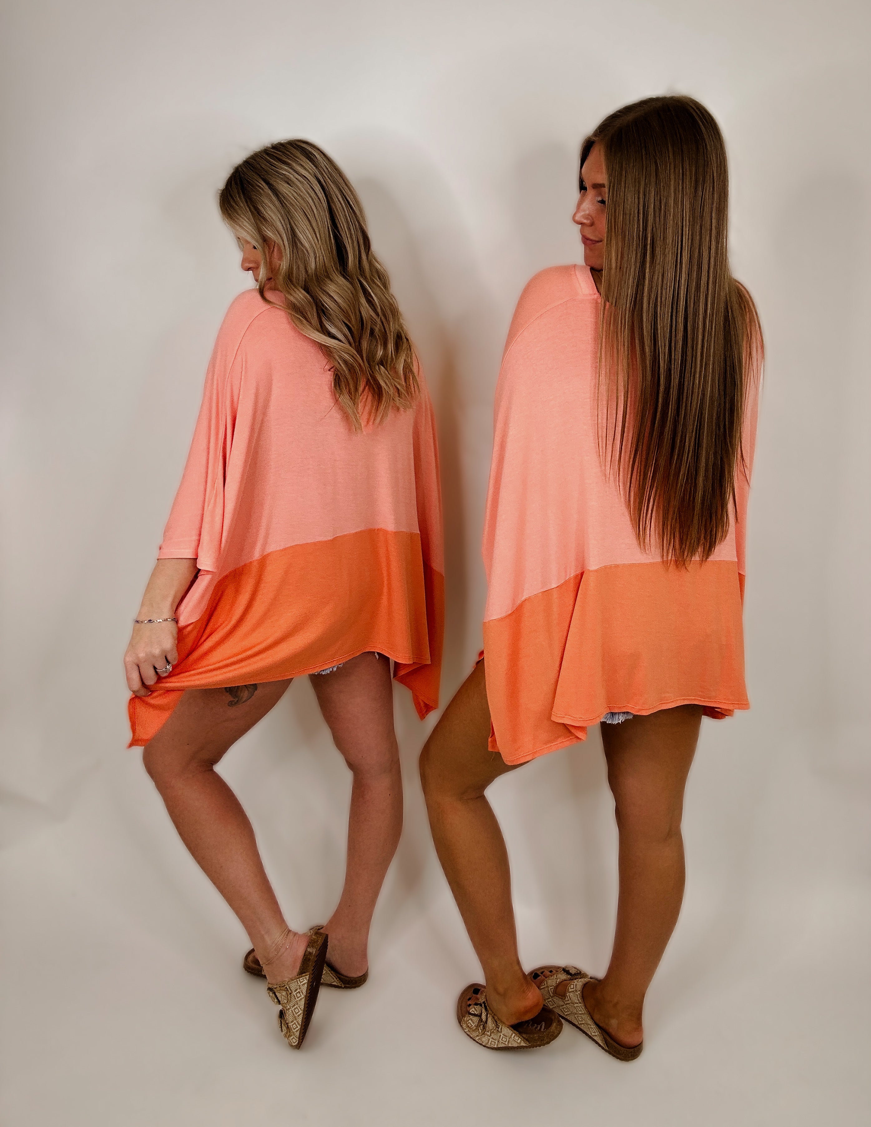 Coffee Sunsets V-Neck Top