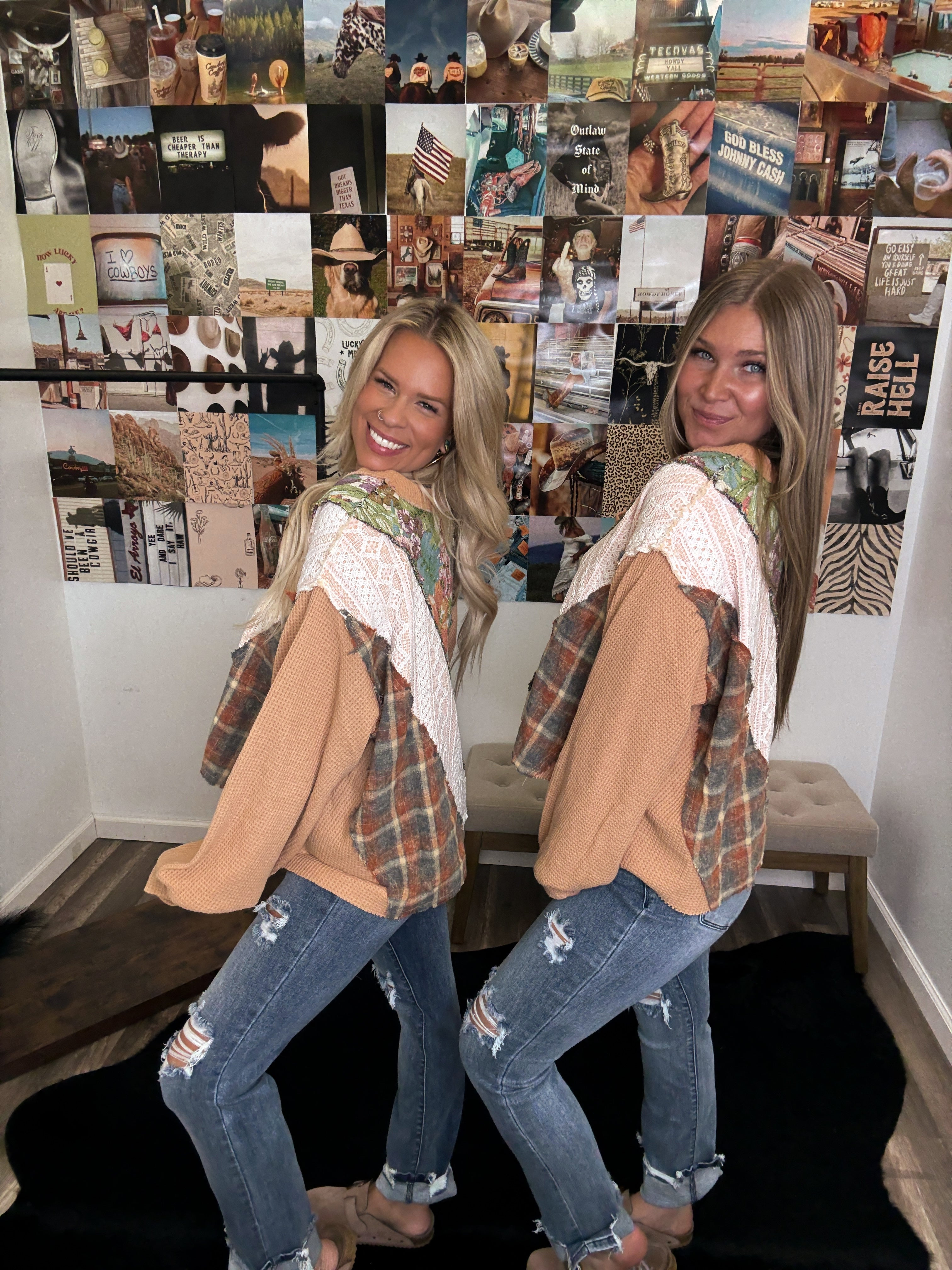 The Coral Butterfly Top