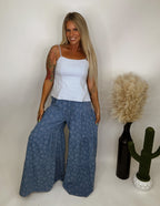 The Skye Denim Flare Pants