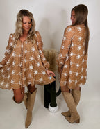 Hampton Dress- Mocha