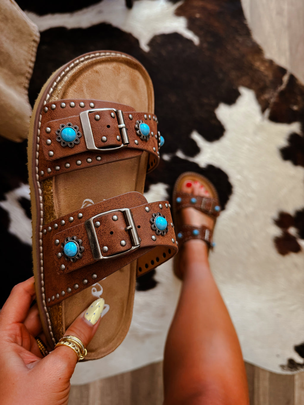 The Joleen Sandals- Tan