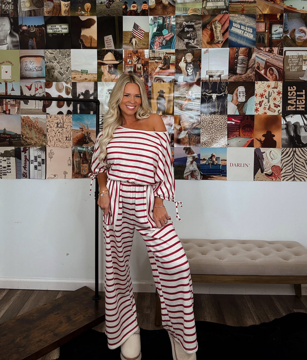 Hayden Jumpsuit- Red