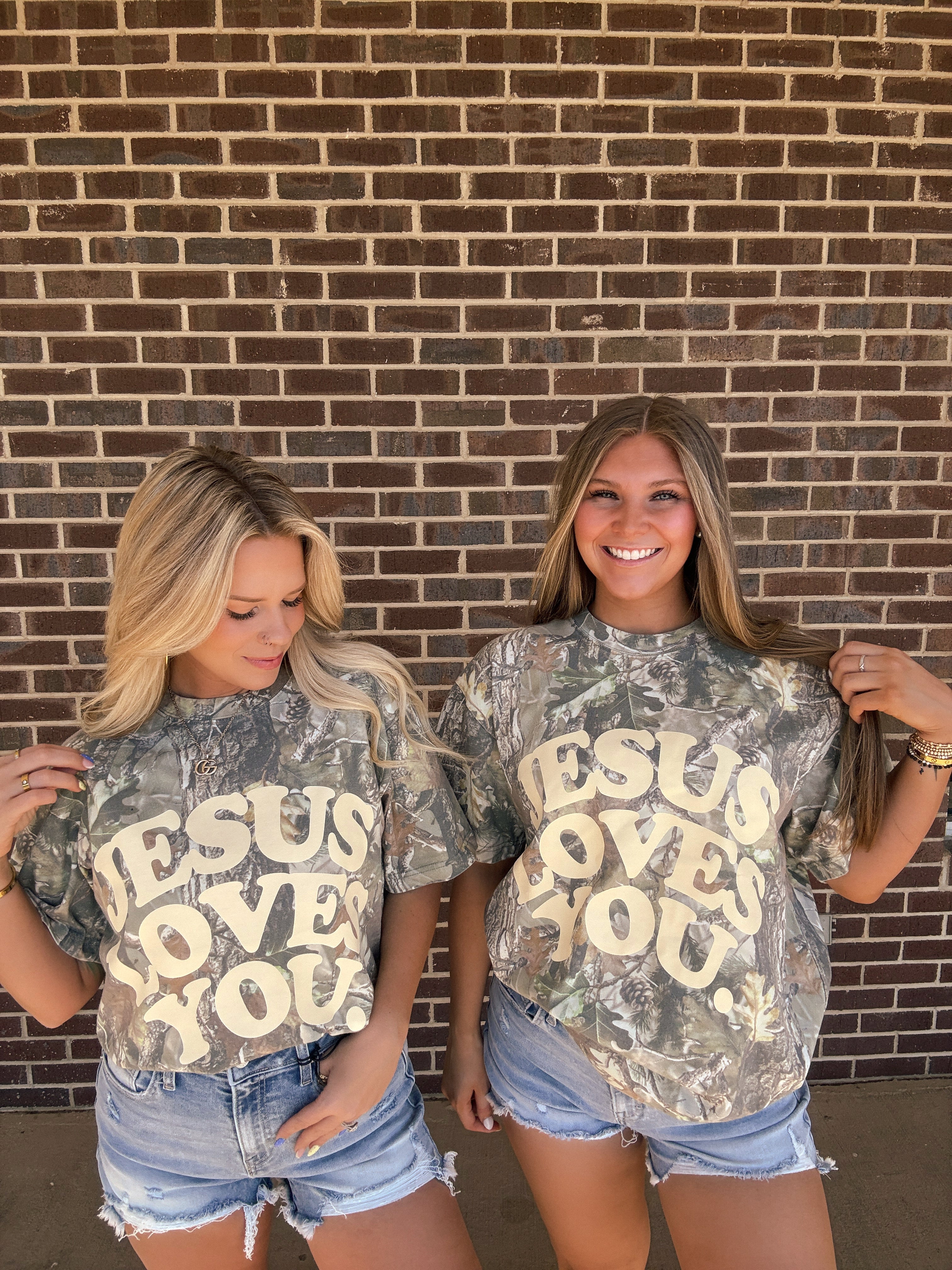 Jesus Loves You Camo Tee
