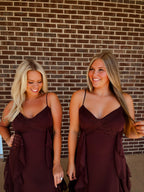 The Salem Deep Brown Dress