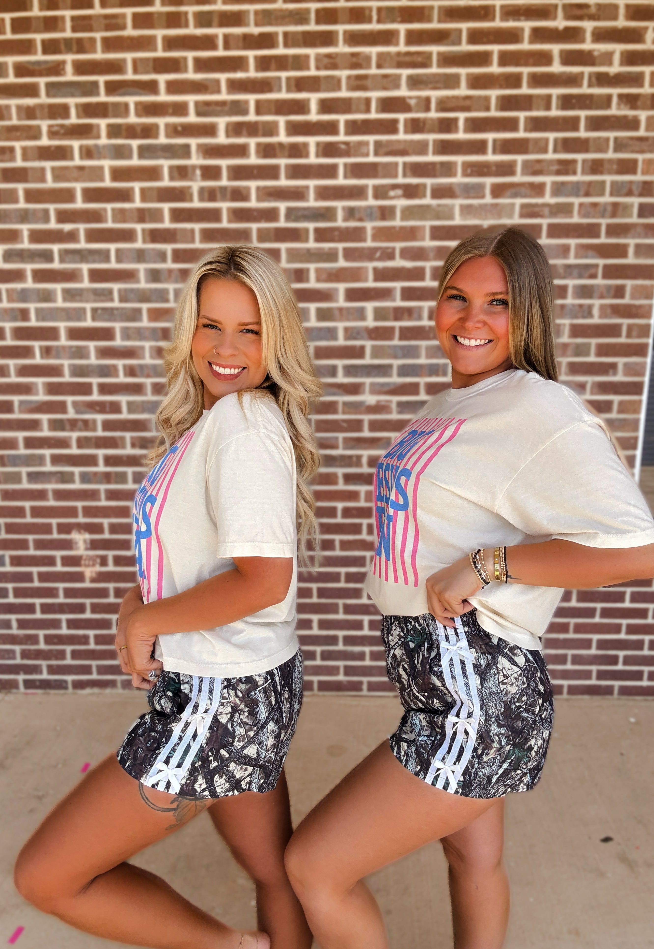 Camo Bowtie Shorts