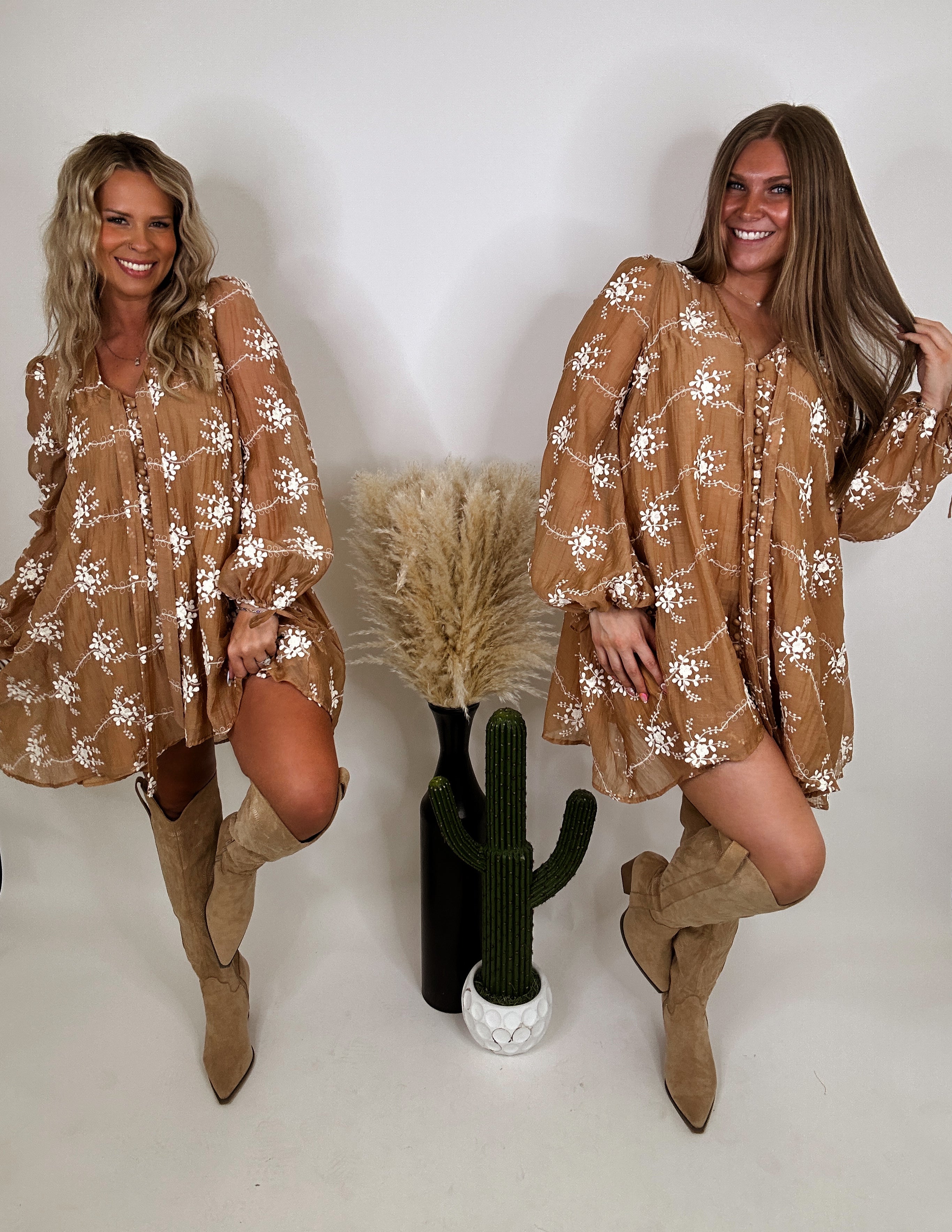 Hampton Dress- Mocha