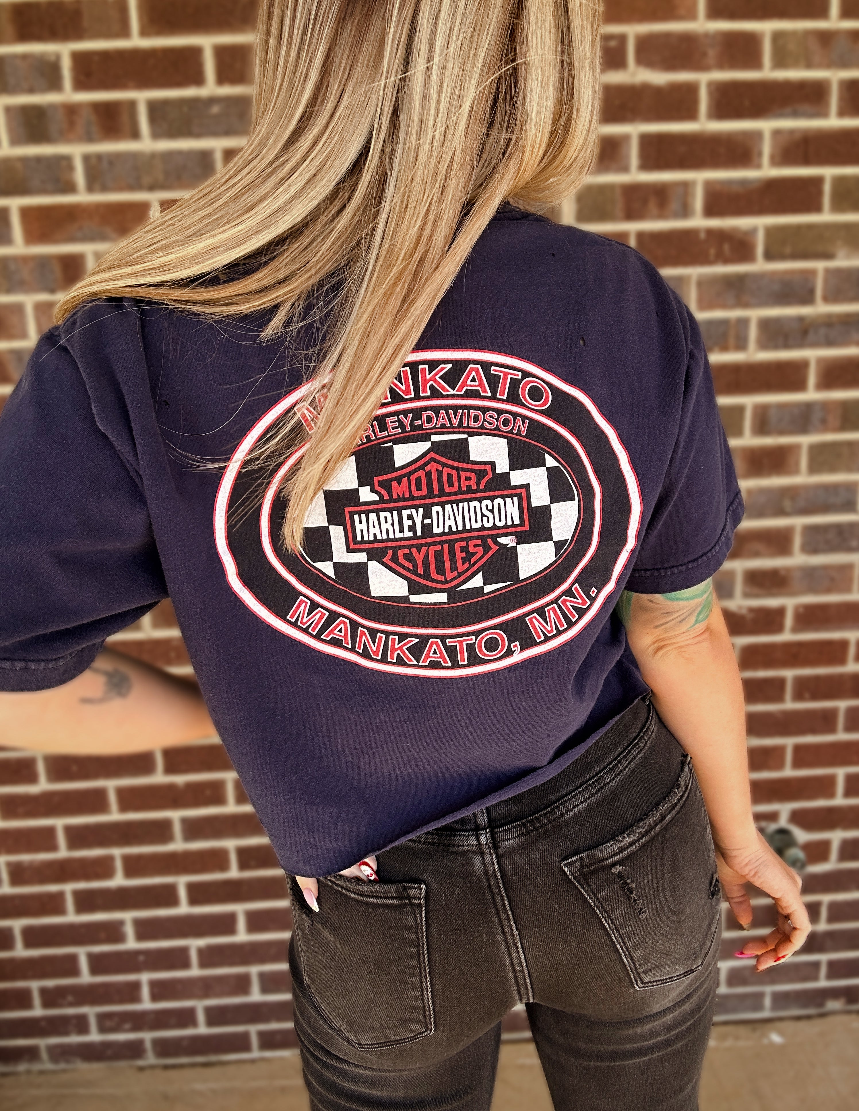 Upcycled American Pride Tee- Large