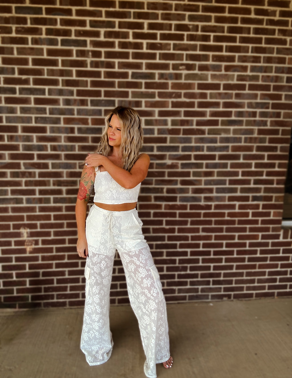 Wild Flower Lace Tank