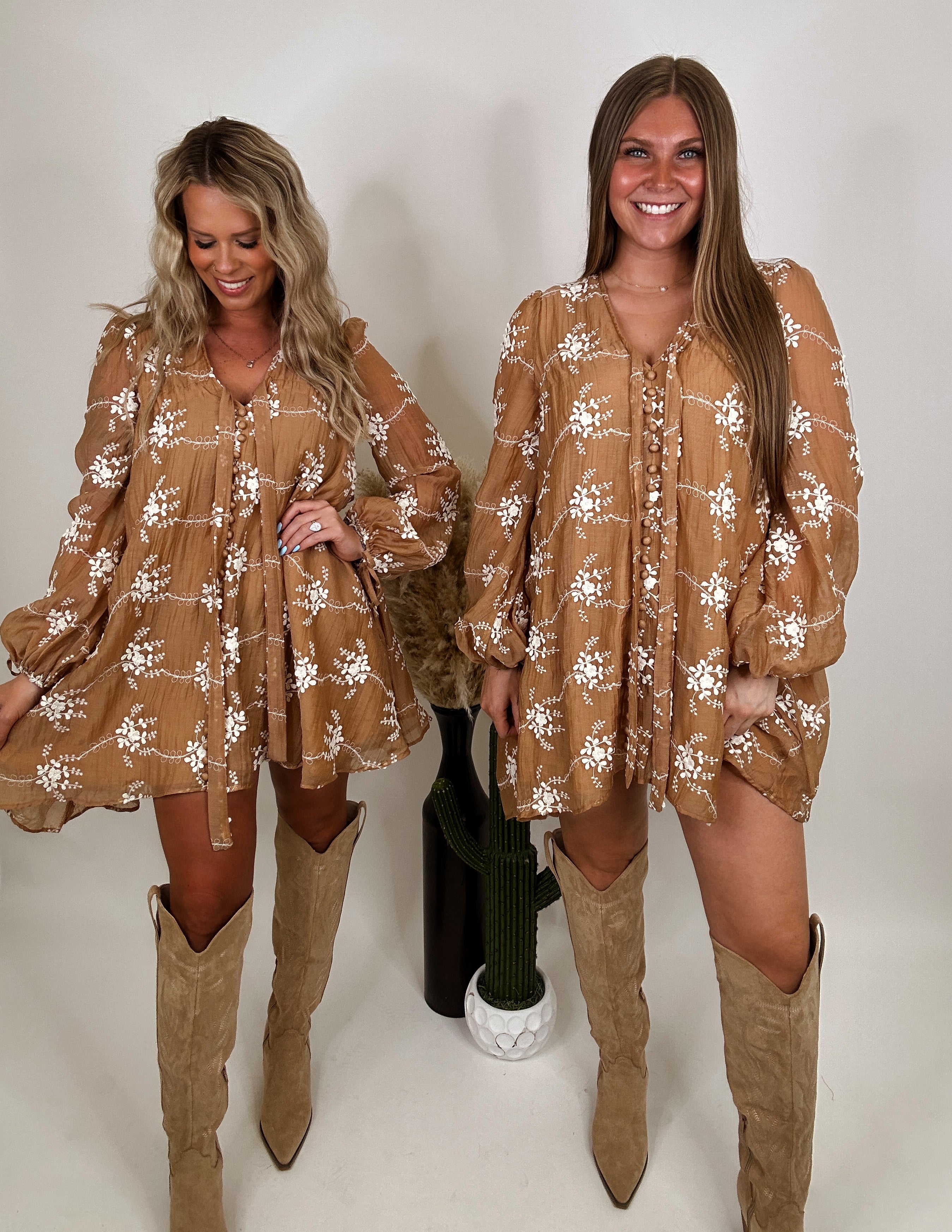 Hampton Dress- Mocha