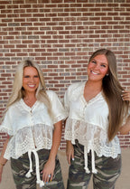 The Sunday Brunch Lace Top