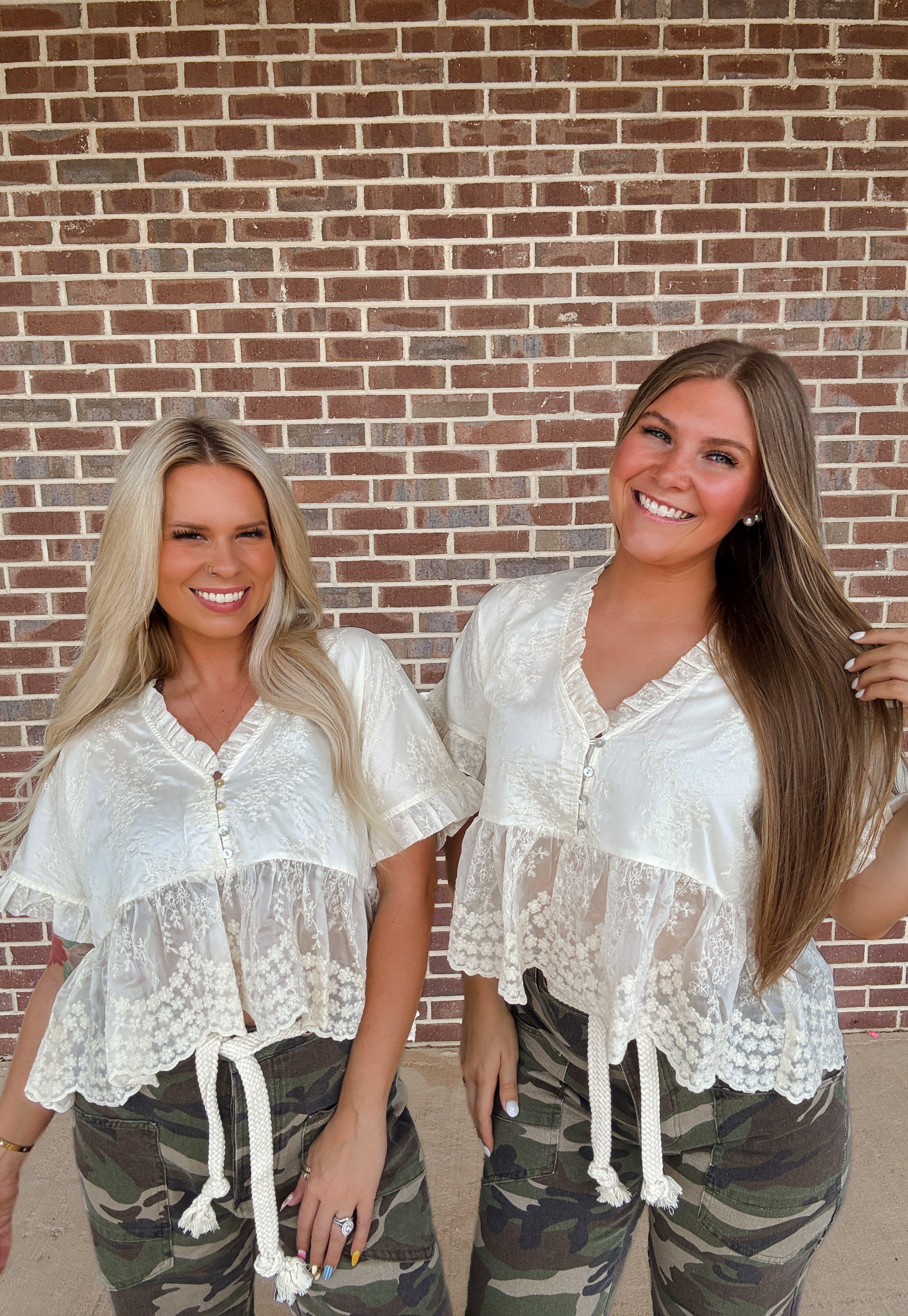 The Sunday Brunch Lace Top