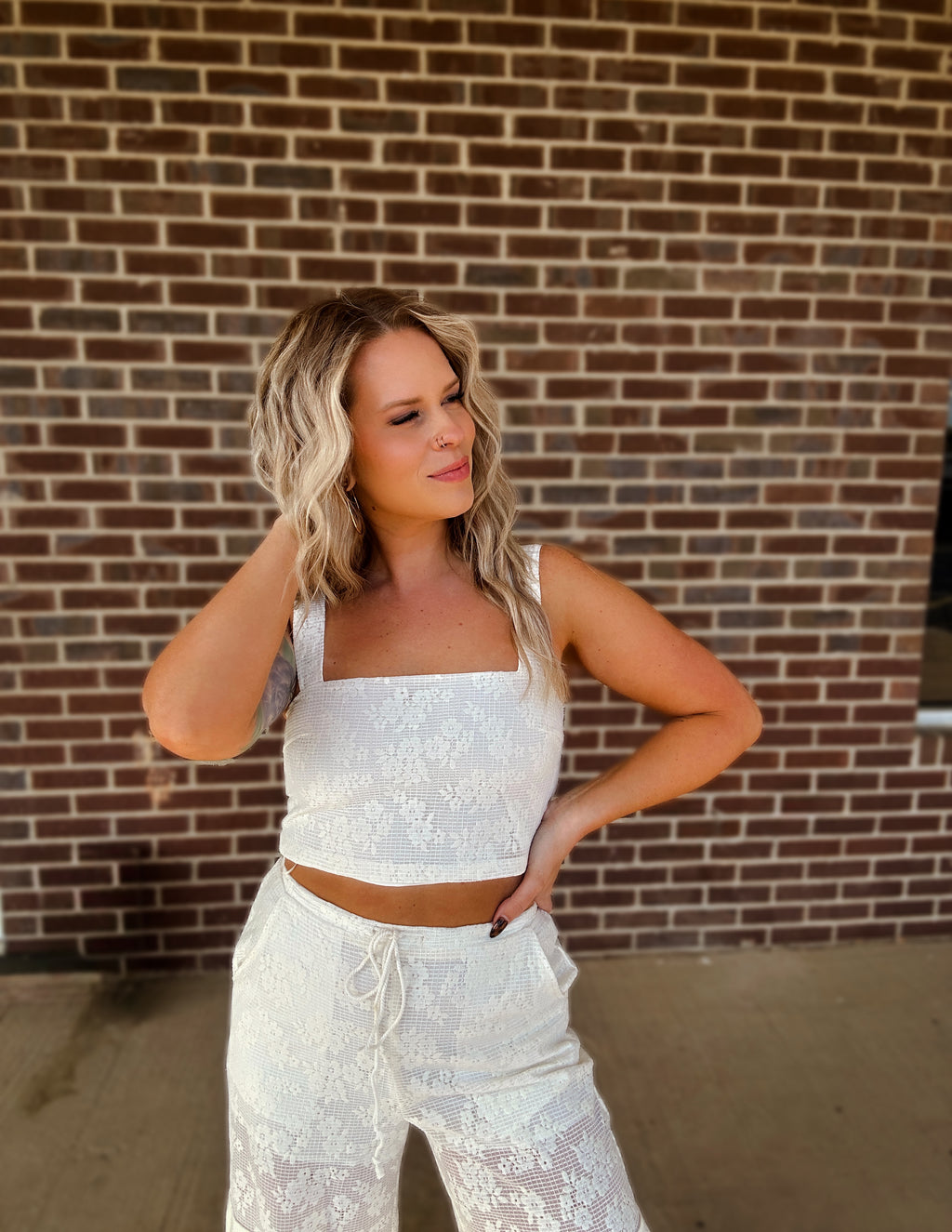 Wild Flower Lace Tank