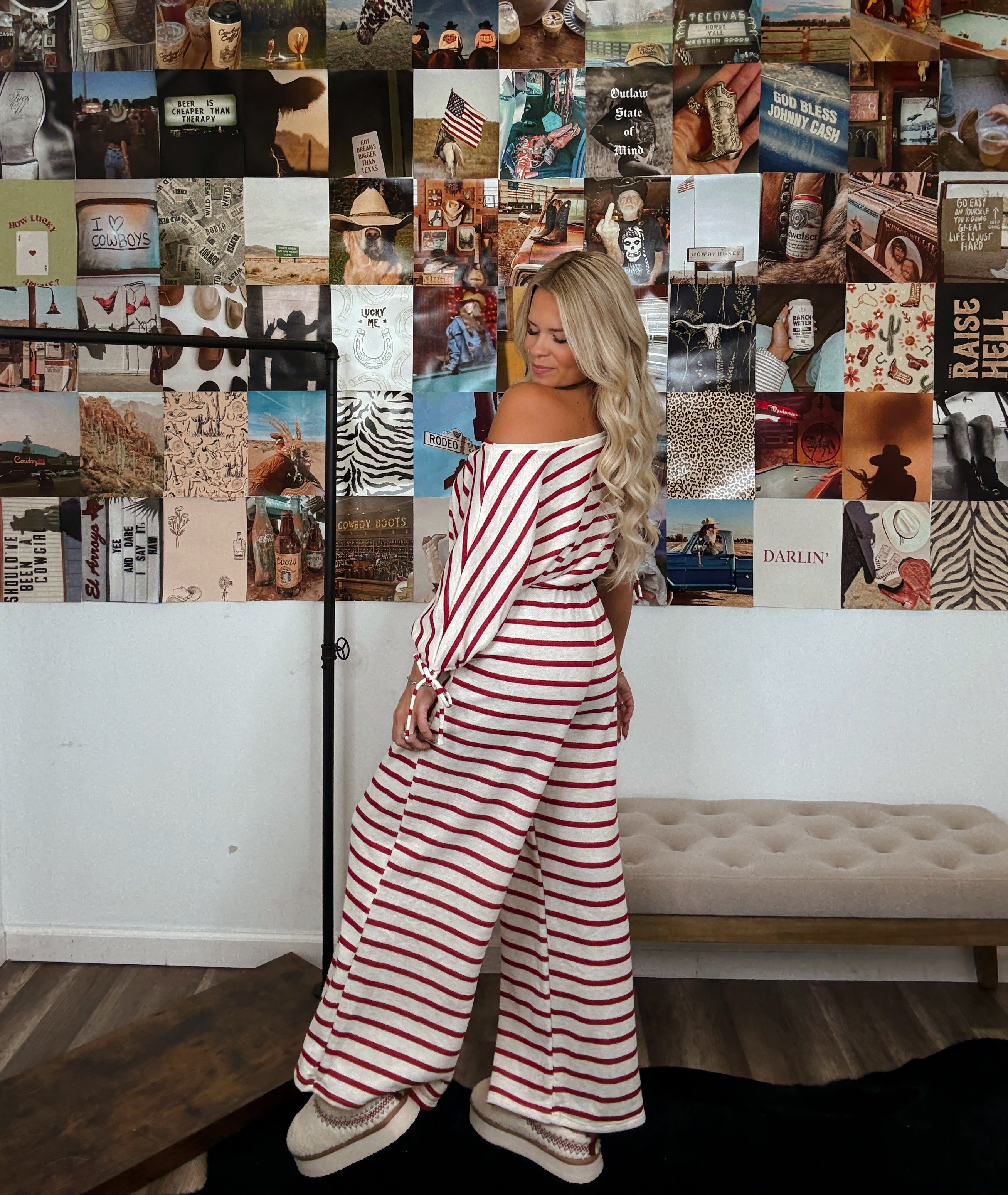 Hayden Jumpsuit- Red