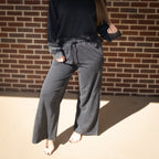 The Ivy Wide Leg Pants- Black