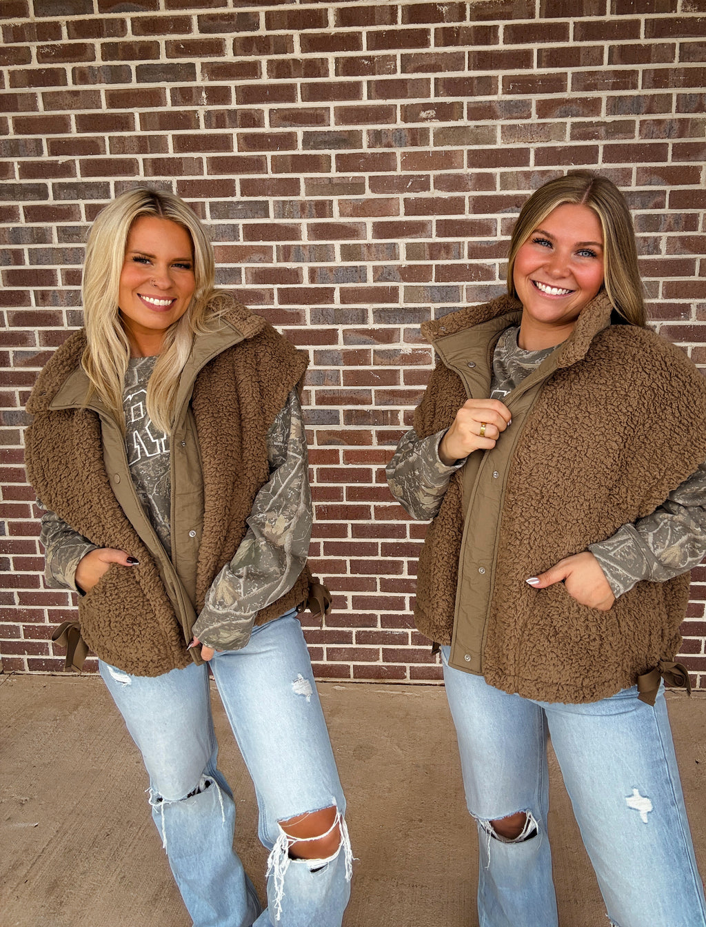 Wild Mesa Sherpa Vest- Mocha