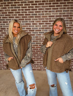 Wild Mesa Sherpa Vest- Mocha