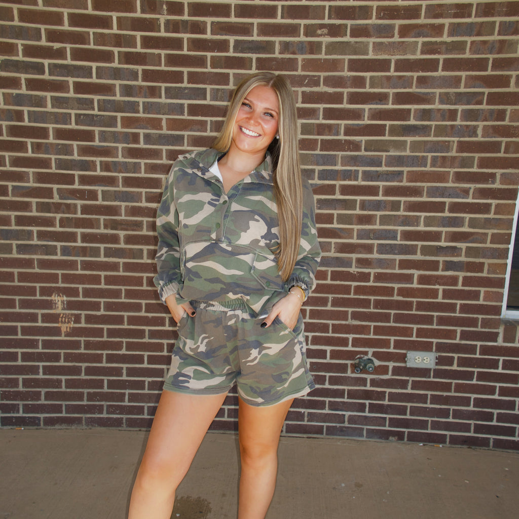 The Willa Camo Top