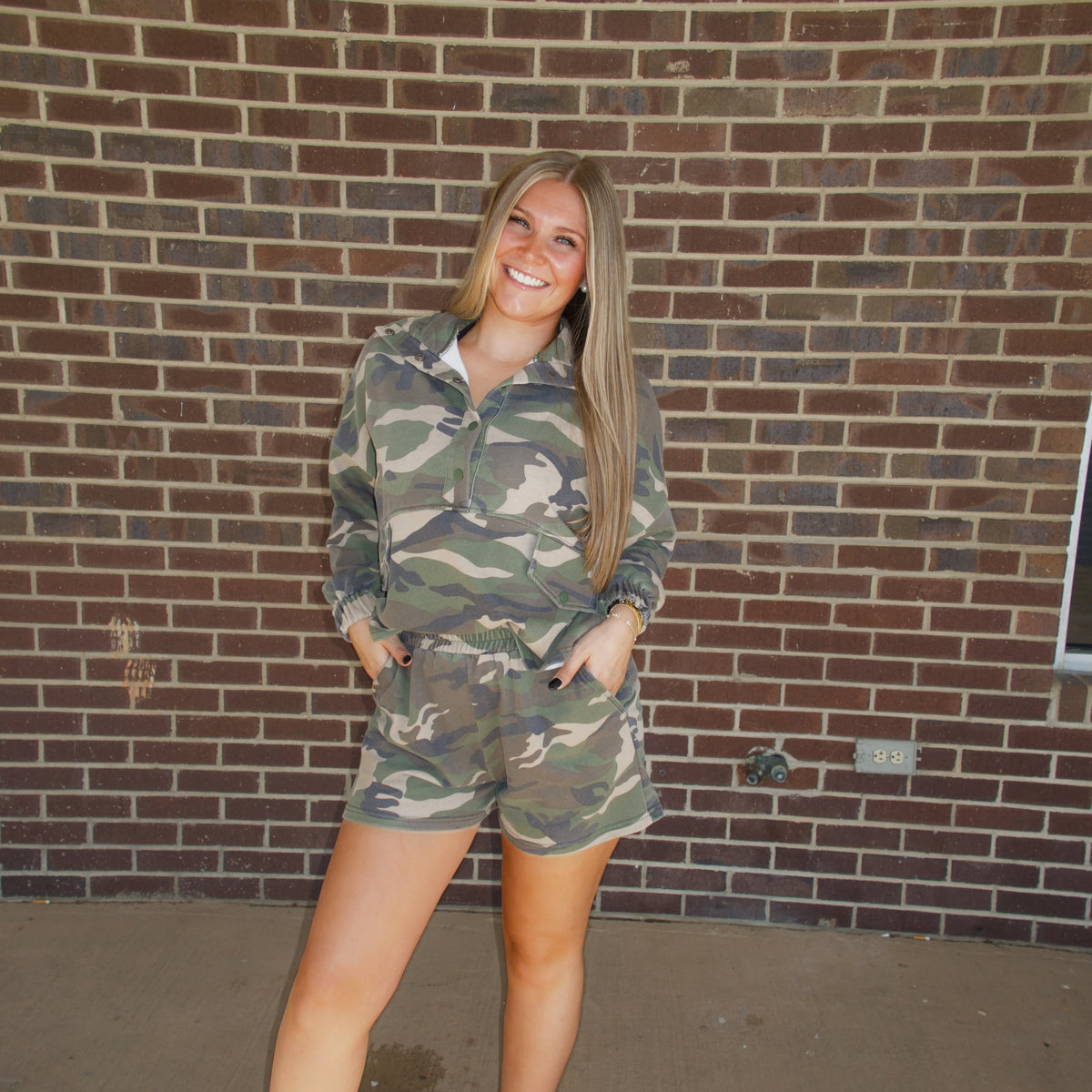 The Willa Camo Top