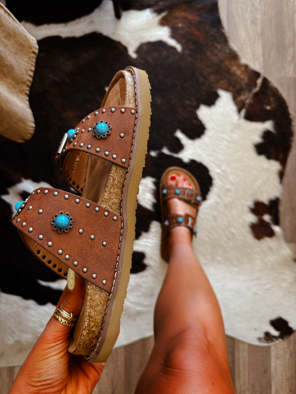 The Joleen Sandals- Tan