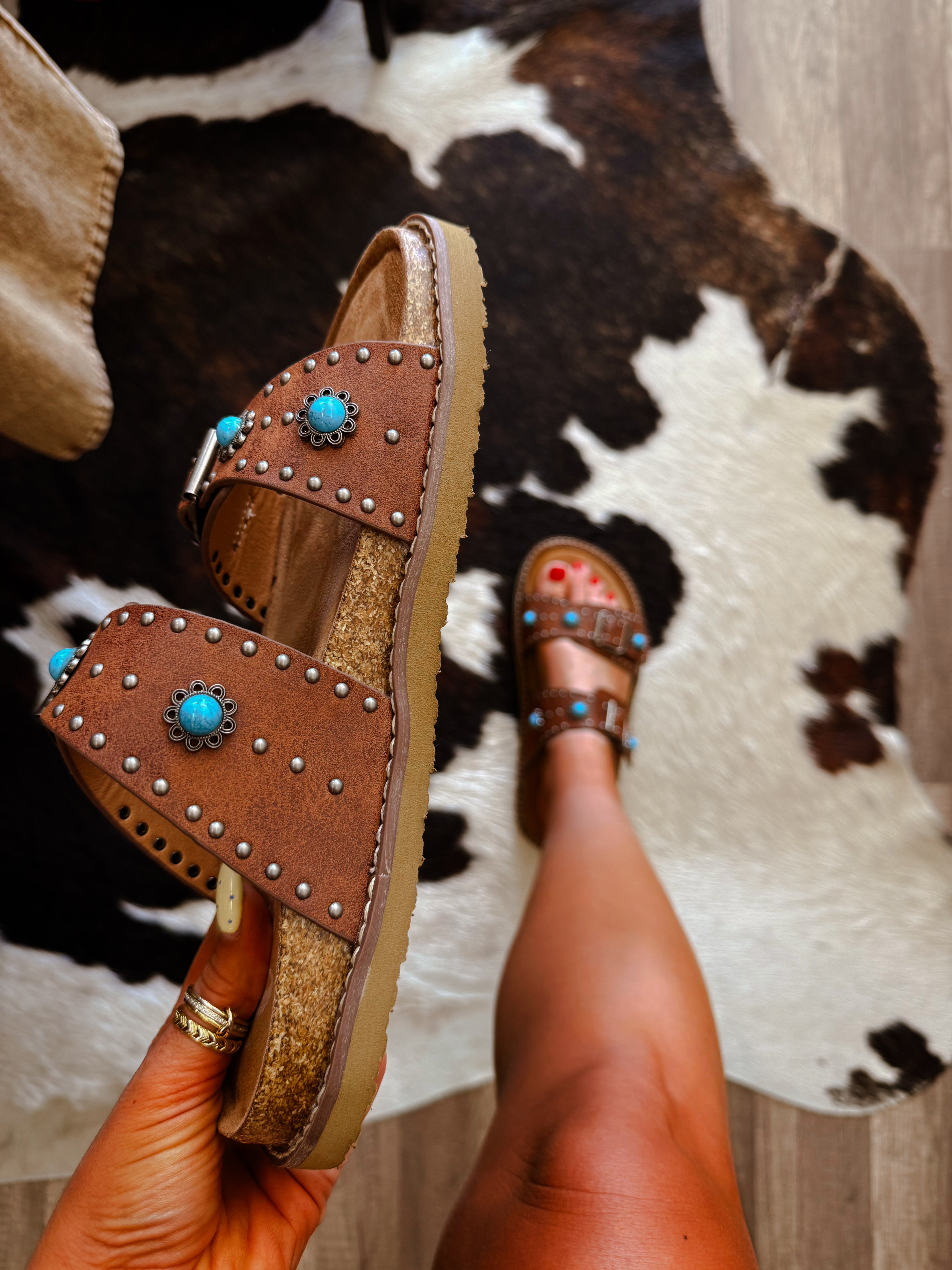 The Joleen Sandals- Tan