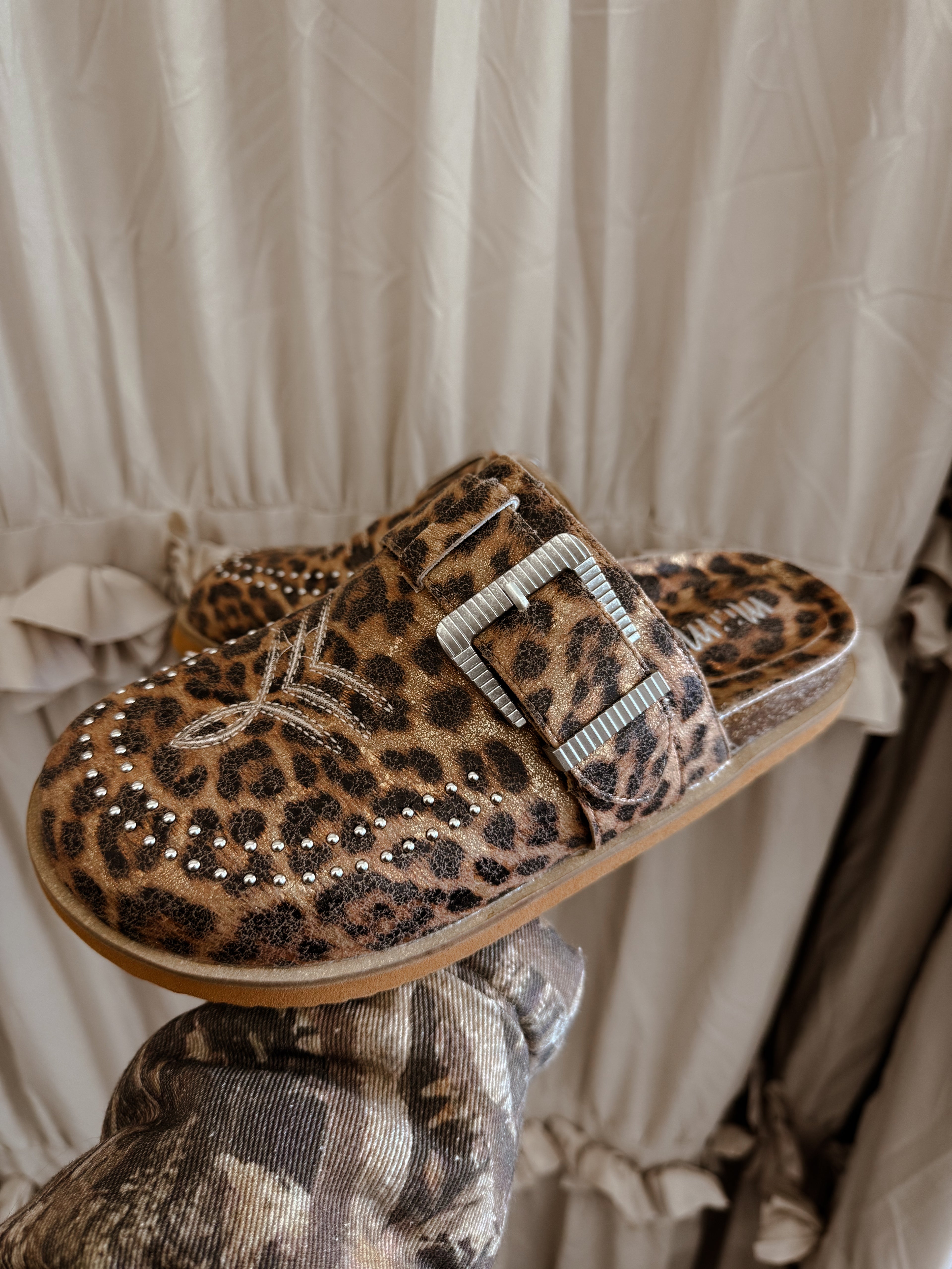 The Josephine Clogs- Leopard