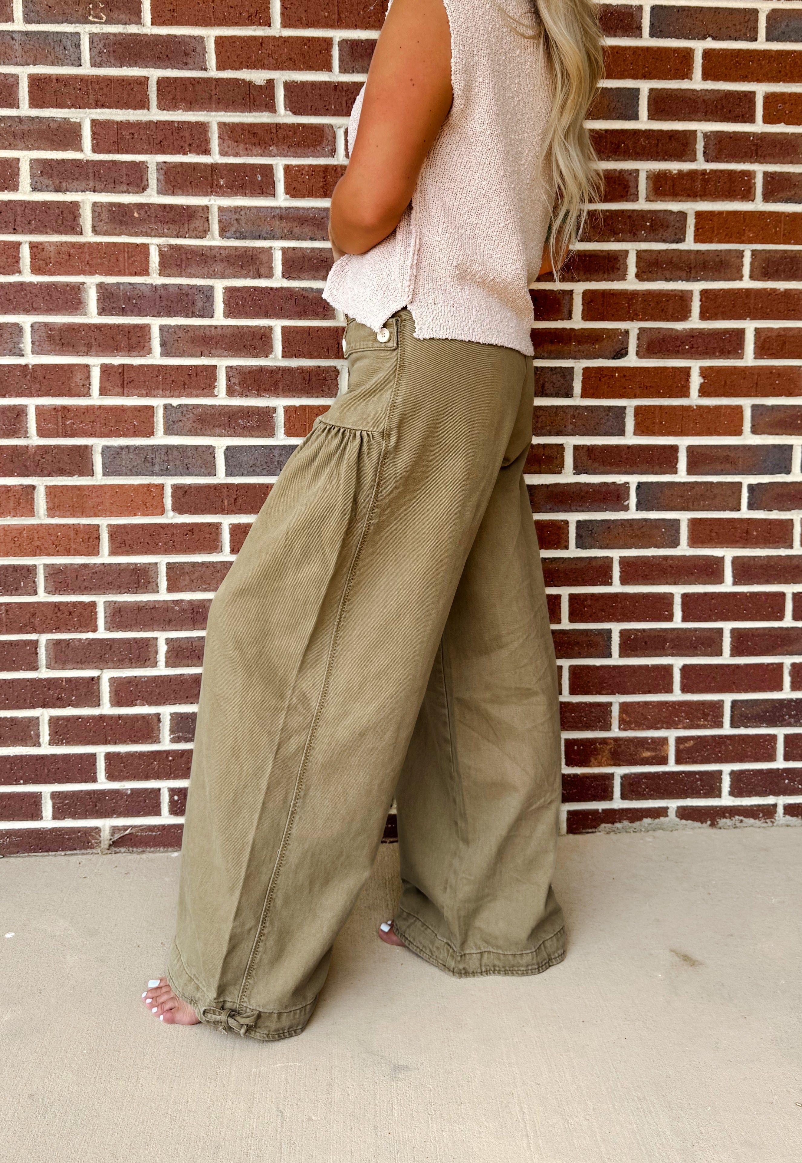 Vintage Wash Balloon Pants