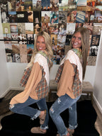 The Coral Butterfly Top