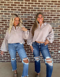 The Ellie Pullover- Ash Mocha